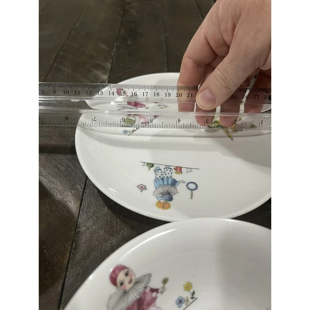 Vintage Bavarian W. German‎ Hummelwerk Porcelain Childs Dinner Set Clowns 1930s